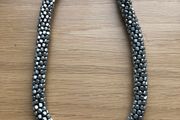 Necklace metal beaded