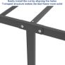 Single Metal Bed Frame with Large Storage Space,Black Modern Style Metal Bed Frame,Durable Steel Construction and Easy Assembly Image 4