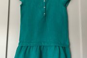 Green/Blue linen dress
