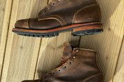Truman Waxed Olive Captoe 8.5E