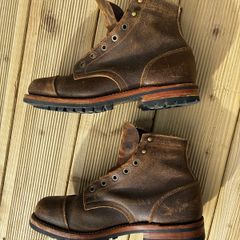Truman Waxed Olive Captoe 8.5E