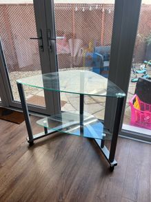 Glass TV Stand