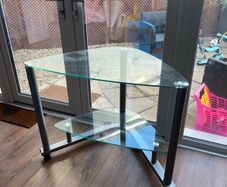 Glass TV Stand