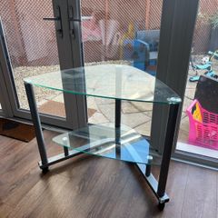 Glass TV Stand