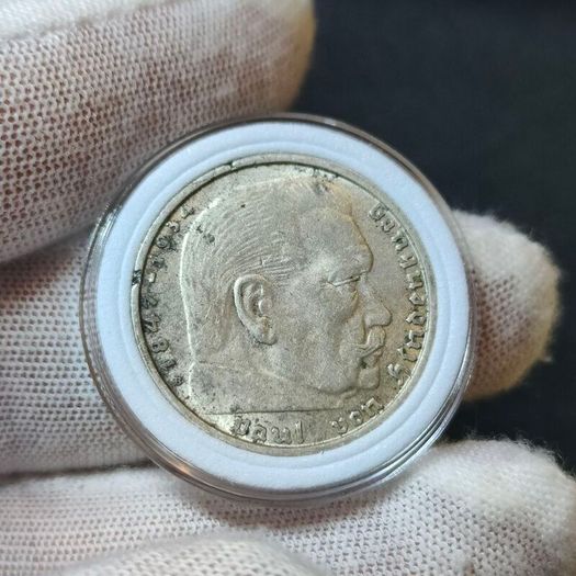 2 Reichsmark 1938 B Vienna WW2 Silver Coin third Reich