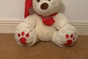 White Christmas Bear