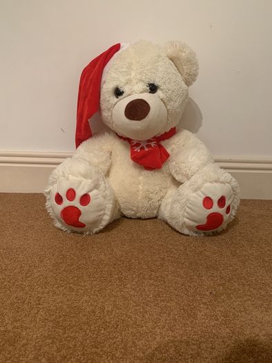 White Christmas Bear