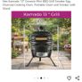 Kamado Ceramic Grill 13" Image 5