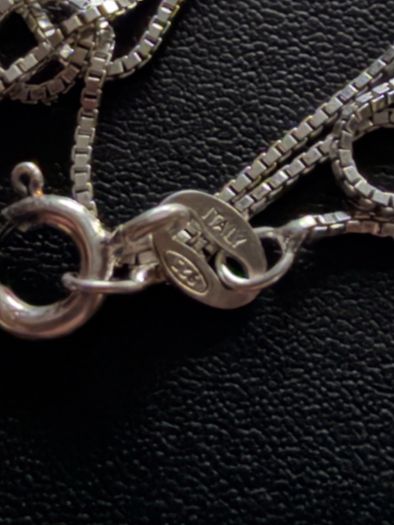 Silver chain cross
