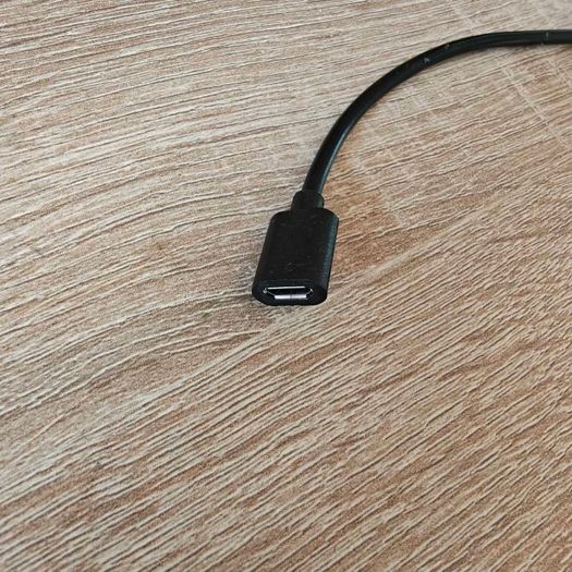 USB A to Micro USB female cable