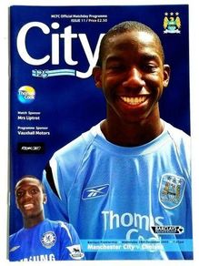 2005 Manchester City v Chelsea Programme