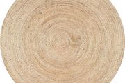 FREE P&amp;P Hand Braided Natural Jute Rug Handmade Round Area Rug for Home Decor (60 x 60 cm)