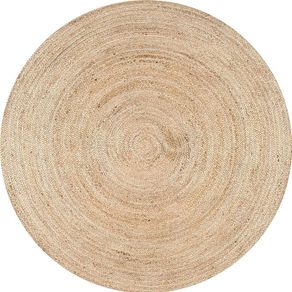FREE P&P Hand Braided Natural Jute Rug Handmade Round Area Rug for Home Decor (60 x 60 cm)