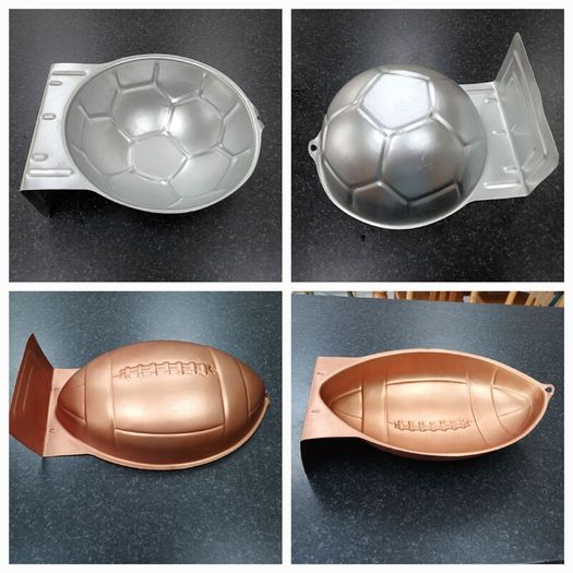 4 for 1! Rugby, Soccer, Large cupcake, etc tins