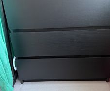 IKEA chest of 3 drawers Black