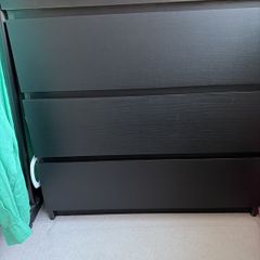 IKEA chest of 3 drawers Black