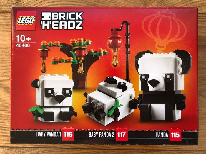 Lego Brickheadz: Chinese New Year Pandas (40466)