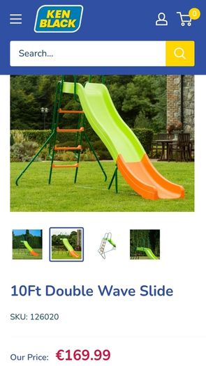 Ken Blacks/ Smyths 10ft Wave Slide (Boxed)