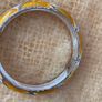 Bangle amber/ivory crystal - hinged Image 4