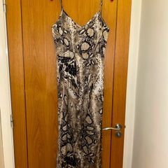 Brand new Nasty Gal long snakeskin dress
