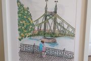 Original Artwork - "The Freedom Bridge, Budapest