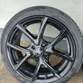 17inch 4 stud Monaco Black Alloys and Tyres Image 2