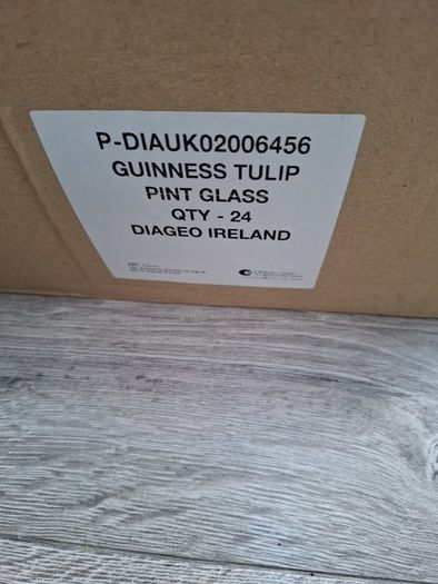 Guinness Tulip Pint Glass