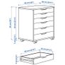 IKEA Alex drawer unit Image 4