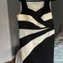 Dress suit, black and white dress with bolero jacket Image 2
