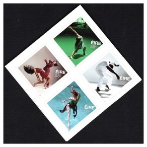2012 Ireland Contemporary Arts (Fabulous Beart Dance Theatre, Dance Theatre of IRL, Irish Modern Dance Theatre & Cois Cein Dance Theatre) Commemorative Stamps Mint Never Hinged (MNH)