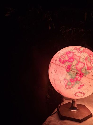 1980's Scan Denmark Light Up Globe