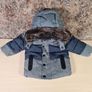 Junior Timberland Baby coat padded puffer jacket with fur hood Size 9M months winter Image 4