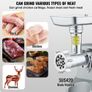Electric Meat Grinder, 5 Lb/Min Capacity, 575W 800W MAX) Industrial Meat Mincer with Blade, Grinding Plate, Sausage Stuffing Blade and 3 Tubes, Aluminum Commercial Meat Grinder Image 3
