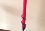 Beautiful Cast Iron Candles Holder with new candles