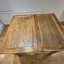 Solid Oak Dining Table - compact size (missing an extension leaf) Image 5