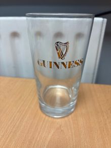 vintage half pint Guinness glass