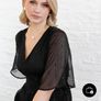 Bnwt Next Black chiffon Jumpsuit Image 4