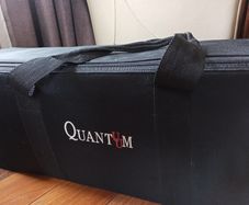 Quantum R+600 mains strobe +godox video light studio kit