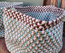 2 x Large Woven Storage