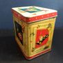 Funky Atomic Mid-Century Modern 1950's Small Tin Tea Caddy, with a Funky and Rare Graphic Design - MCM/50s Display! Props for Stage and Screen! Image 4