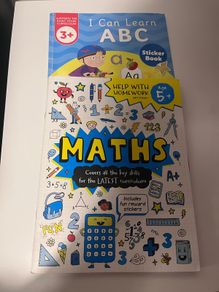 Partially used educational workbooks