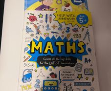 Partially used educational workbooks