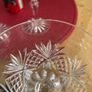 Set of six Skellig crystal small wine glasses Image 7