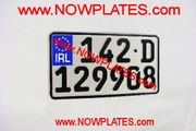 German Square Plate Euro Motorcycle