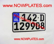 German Square Plate Euro Motorcycle