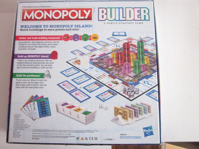 Monopoly Builder Board Game