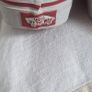 Mens. Red Vans Authentic Trainers Image 8