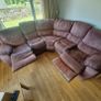 Large Reclining Corner Couch for Sale Image 6