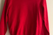Kids red v neck jumper 7-8 y new