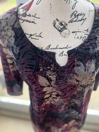 Wax Velveteen Dress